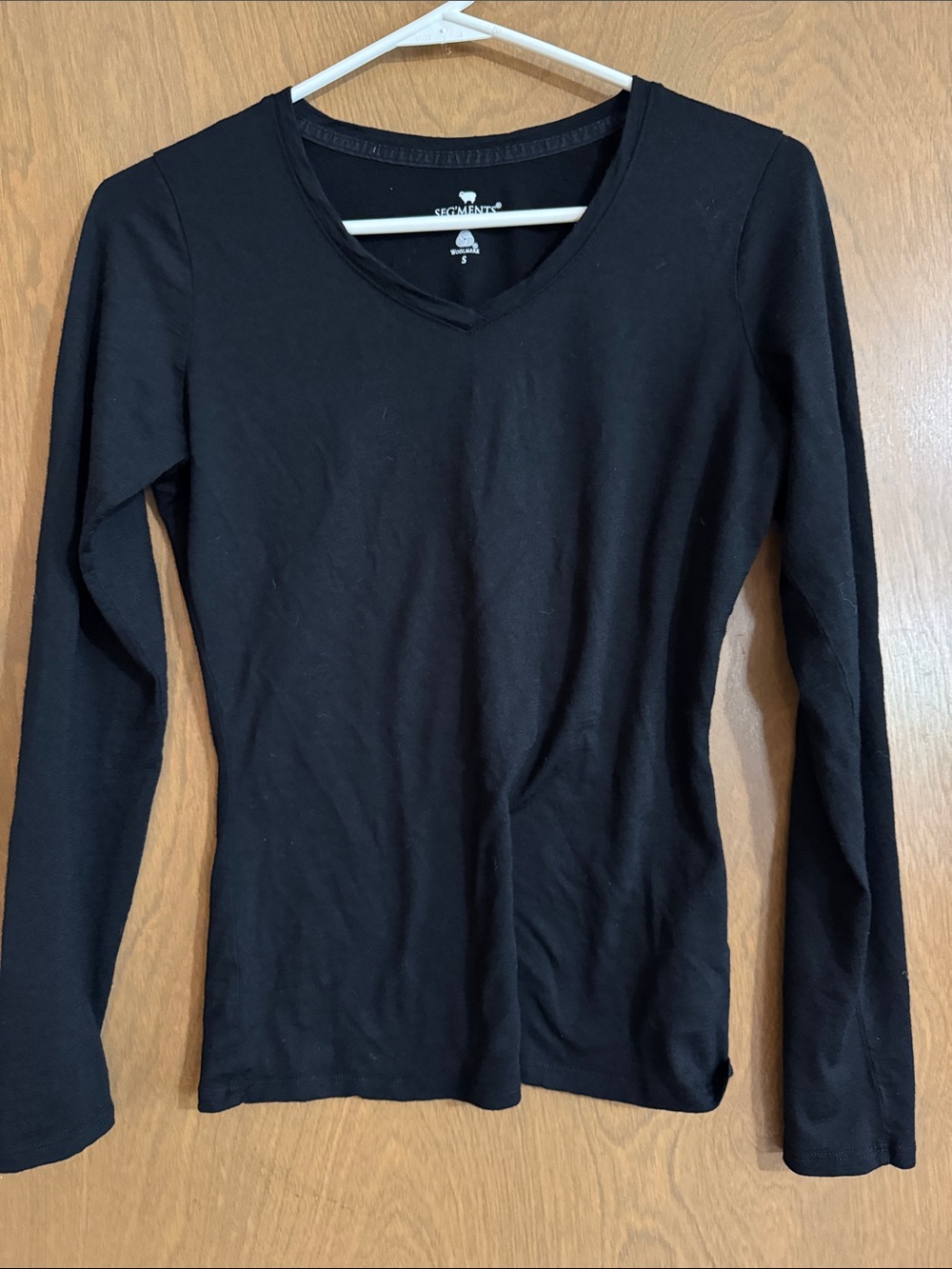 Segments Women’s Black Wool Baselayer Tee